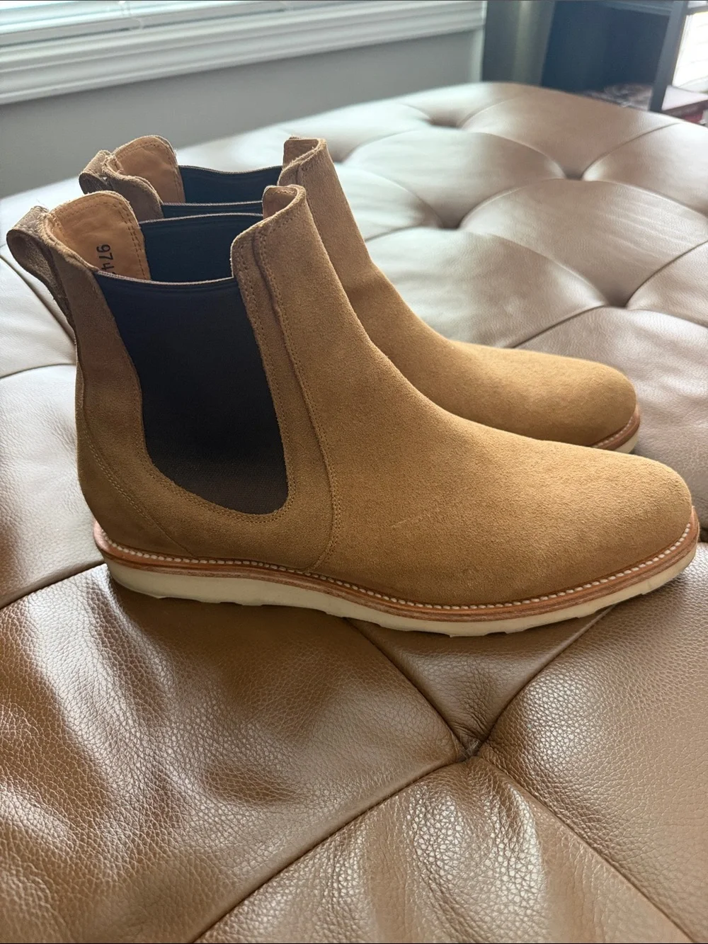 Tecovas Men's The Knox Chelsea Boots with Vibram Sole 11.5 EUC